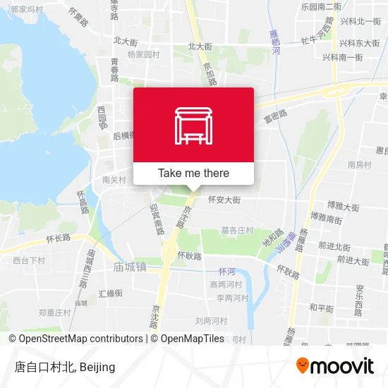 唐自口村北 map
