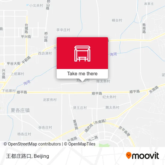 王都庄路口 map