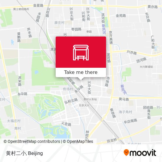 黄村二小 map