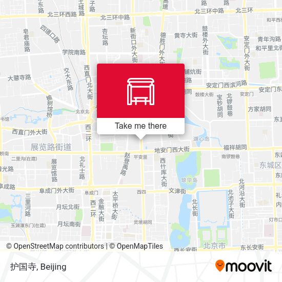 护国寺 map