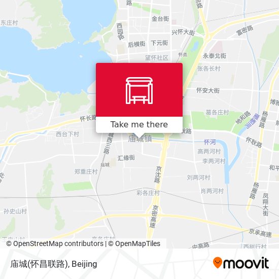 庙城(怀昌联路) map