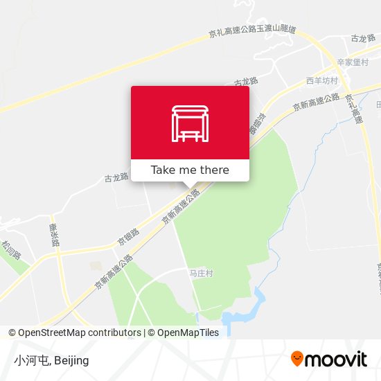 小河屯 map