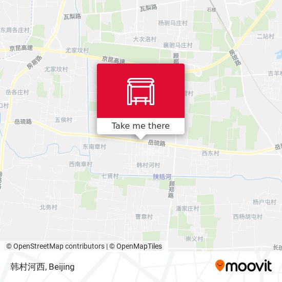 韩村河西 map
