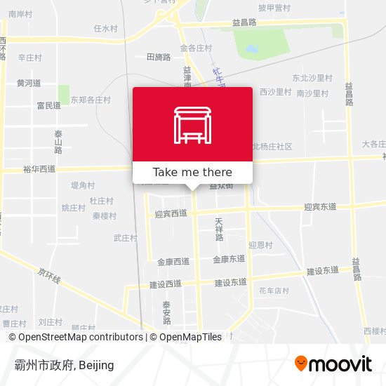 霸州市政府 map