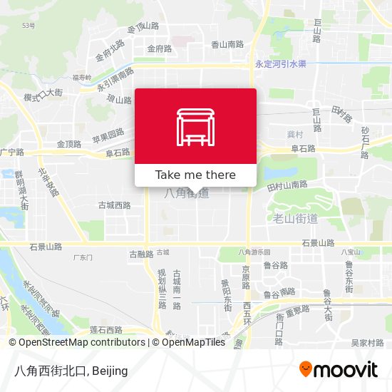 八角西街北口 map