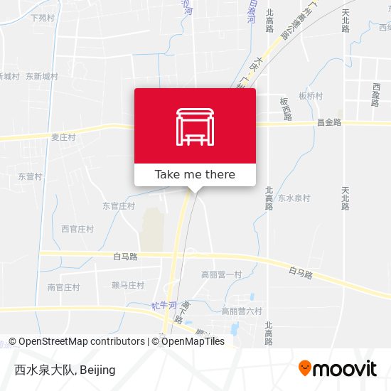 西水泉大队 map