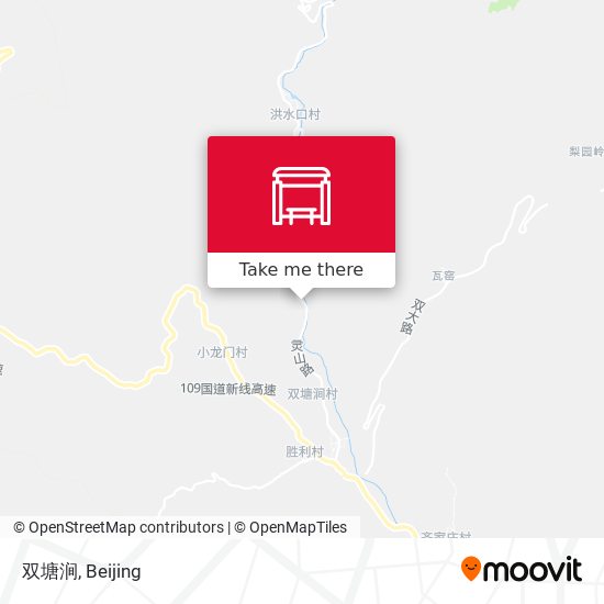 双塘涧 map