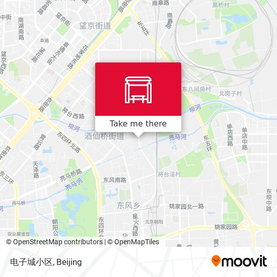 电子城小区 map