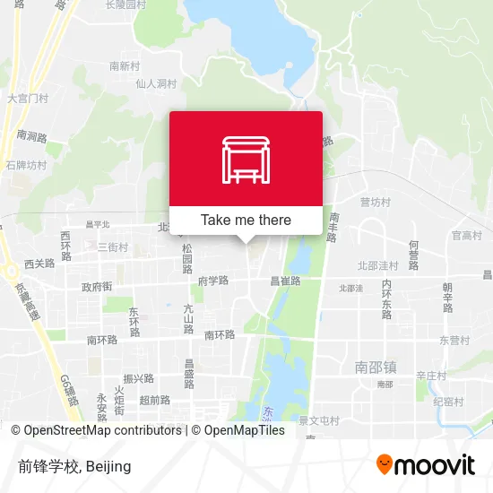 前锋学校 map