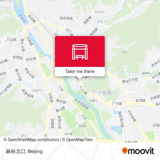 麻峪北口 map