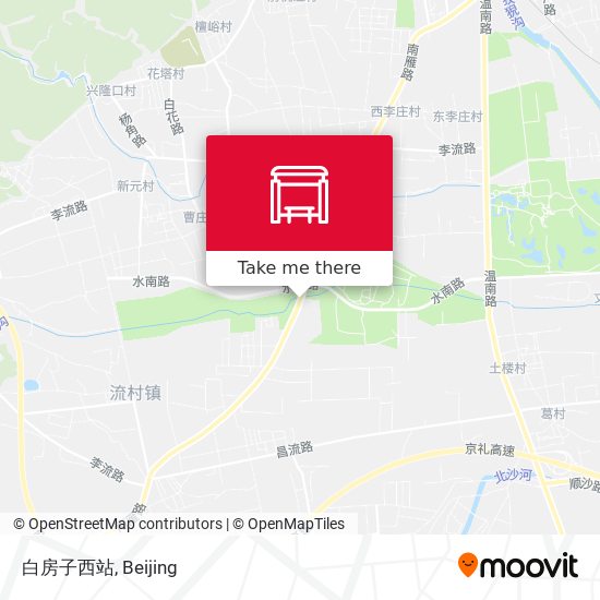 白房子西站 map