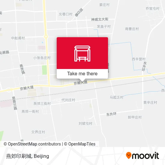 燕郊印刷城 map