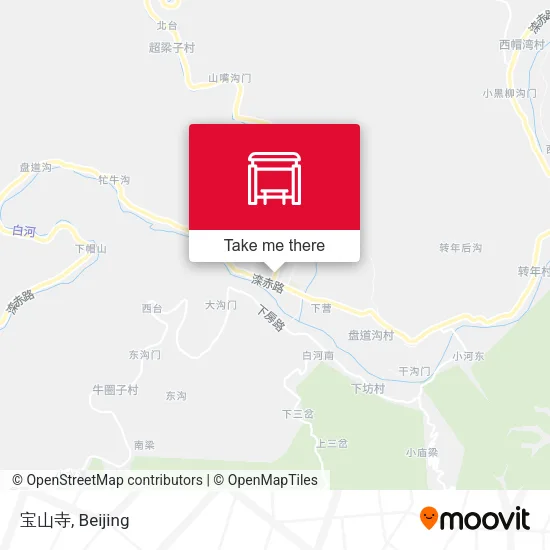 宝山寺 map