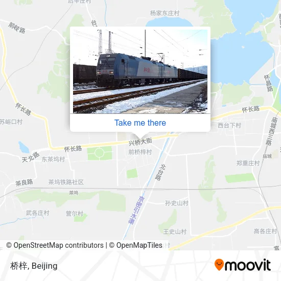 桥梓 map