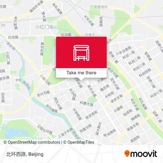 北环西路 map