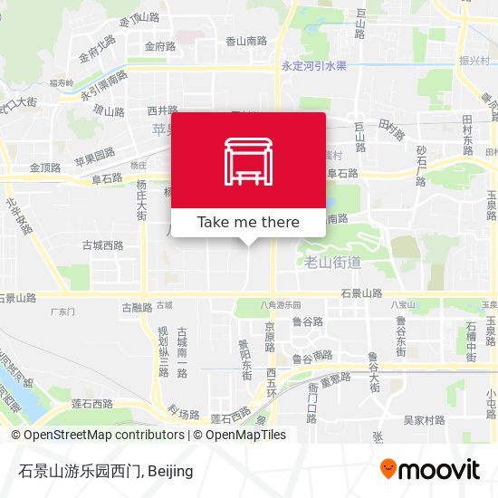 石景山游乐园西门 map