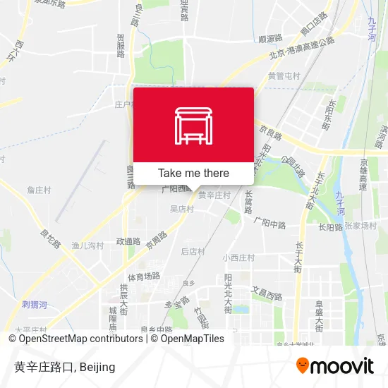 黄辛庄路口 map
