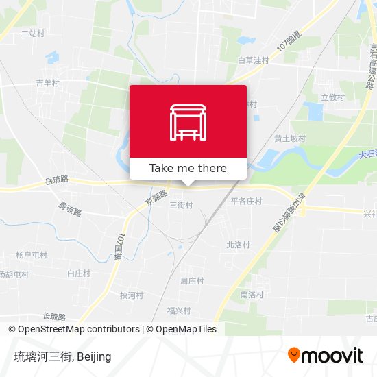 琉璃河三街 map