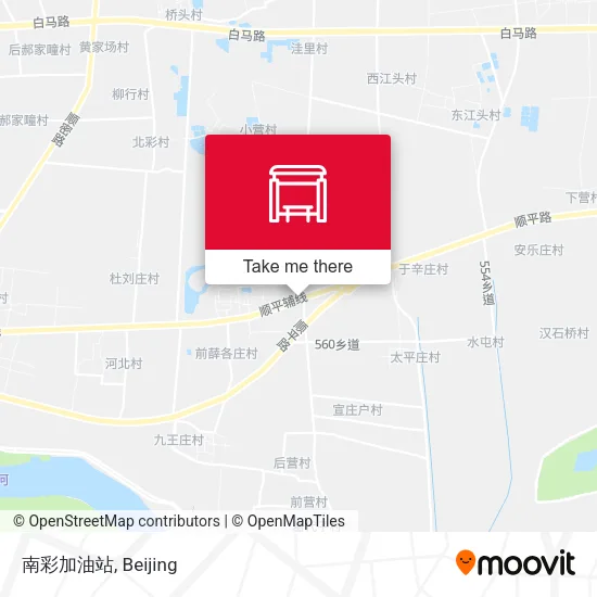 南彩加油站 map