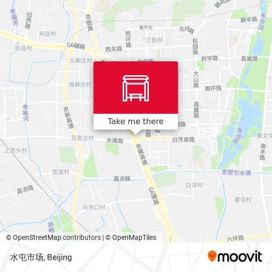 水屯市场 map