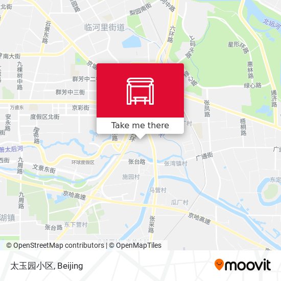 太玉园小区 map