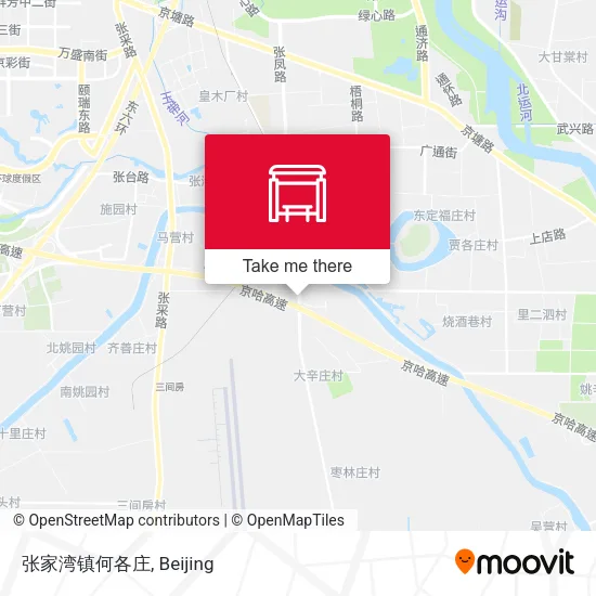 张家湾镇何各庄 map