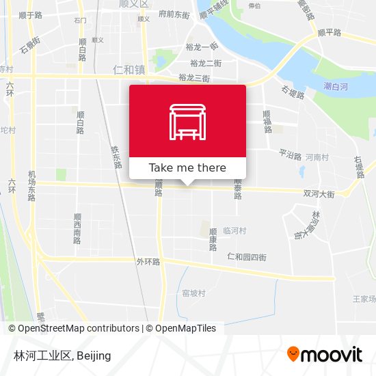林河工业区 map