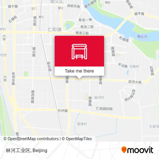 林河工业区 map