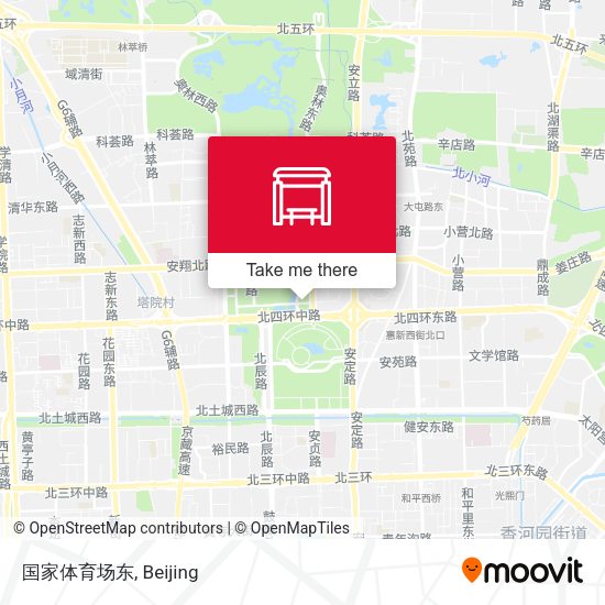 国家体育场东 map