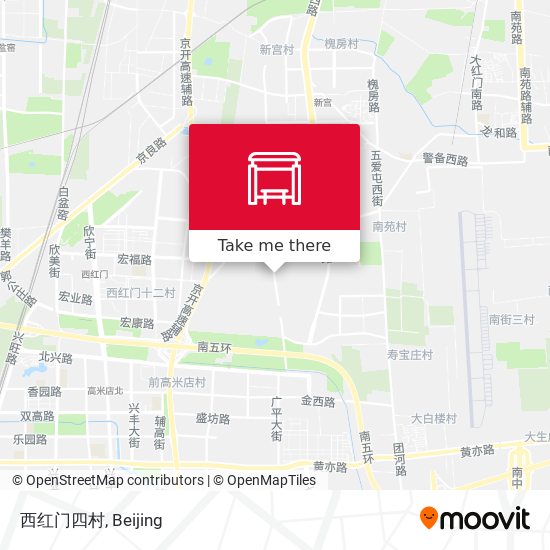 西红门四村 map