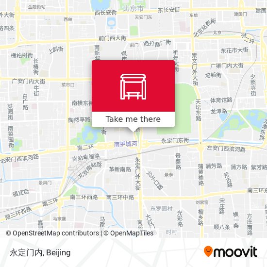 永定门内 map