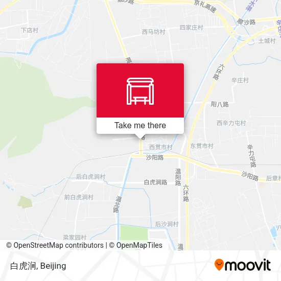 白虎涧 map