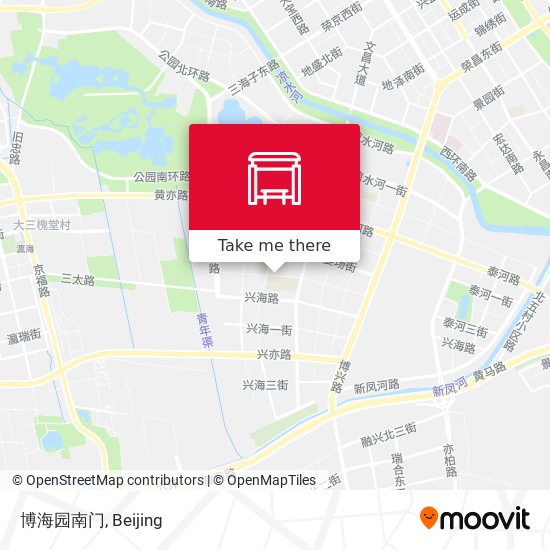 博海园南门 map