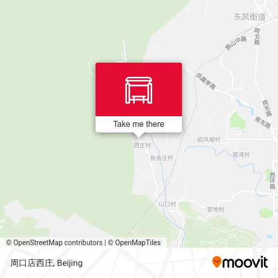 周口店西庄 map