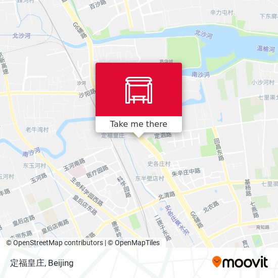 定福皇庄 map