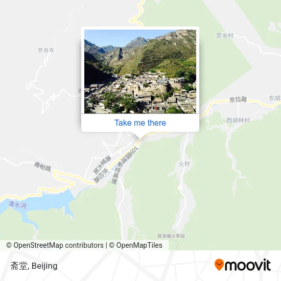 斋堂 map