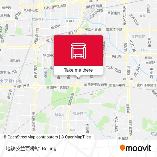 地铁公益西桥站 map