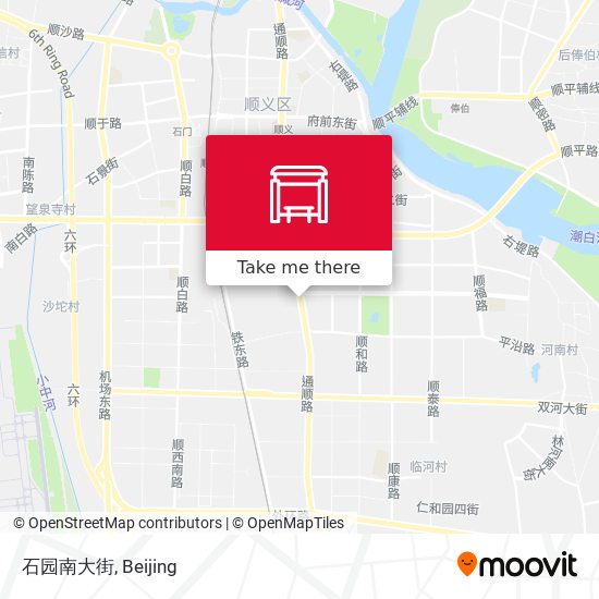 石园南大街 map