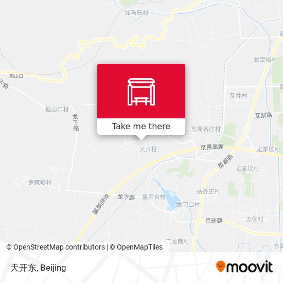 天开东 map