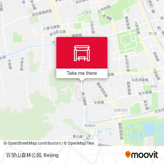 百望山森林公园 map