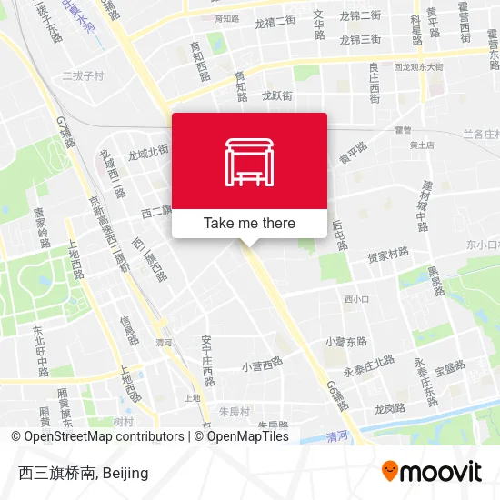西三旗桥南 map