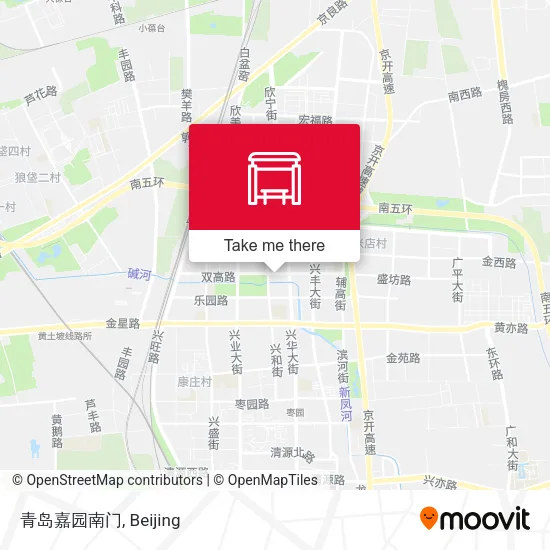 青岛嘉园南门 map