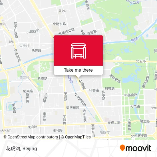 花虎沟 map