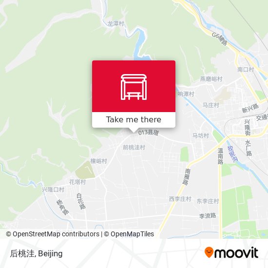 后桃洼 map