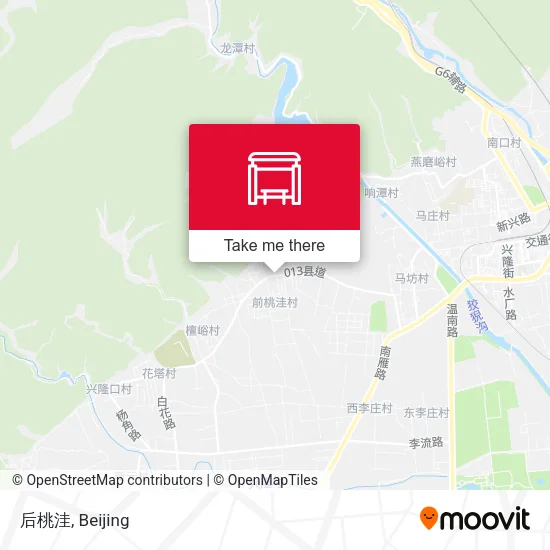 后桃洼 map