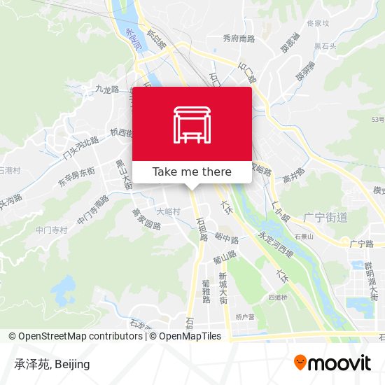 承泽苑 map