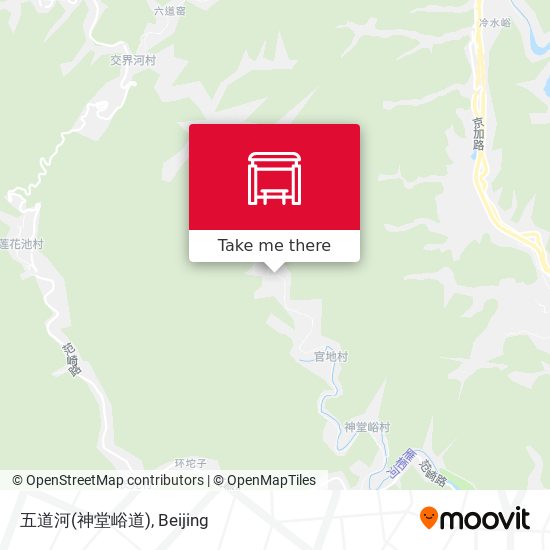 五道河(神堂峪道) map