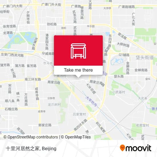 十里河居然之家 map