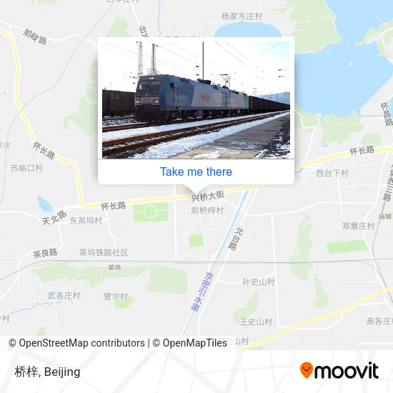 桥梓 map
