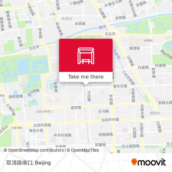 双清路南口 map